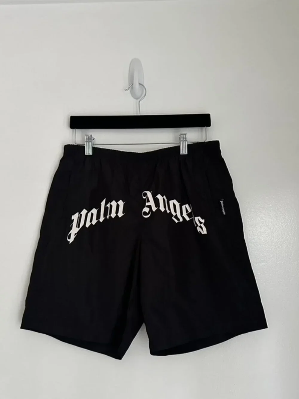 Palm Angels Curved Logo Swim Shorts Size S NEW